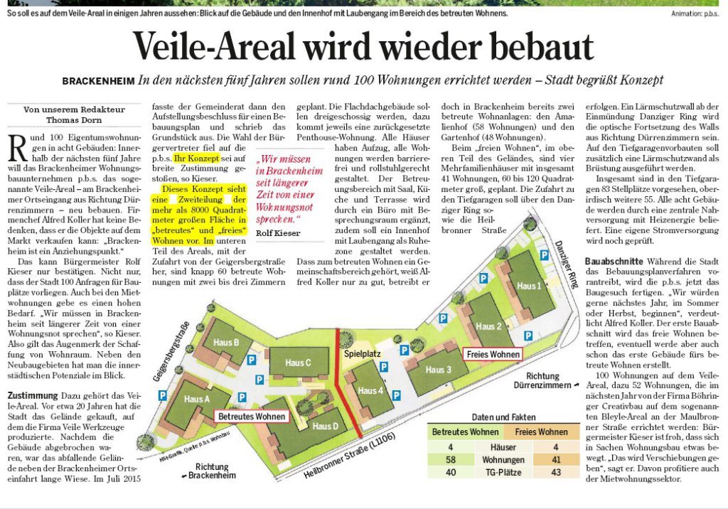 Artikel aus der Heilbronner Stimme v. 15.09.2016