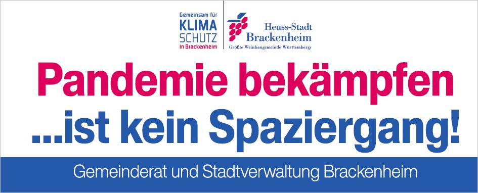 Brackenheim-Pandemie bekaempfen...ist kein Spaziergang